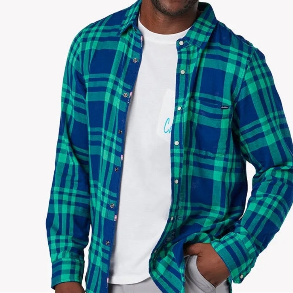 Chubbies Ranch Dressing Flannel  XL New with Tags!